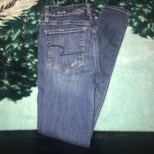 American eagle high-waisted jeans